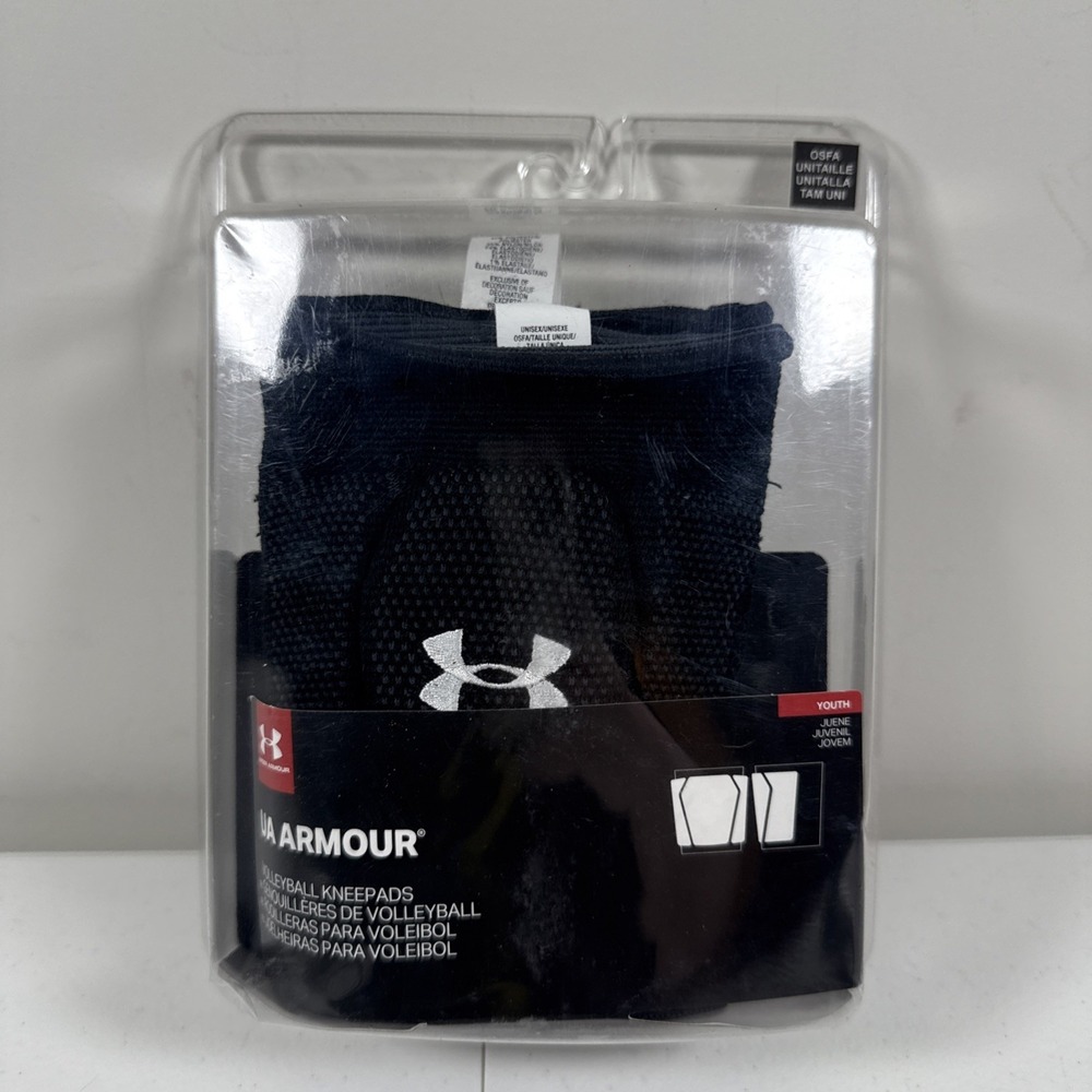 Under Armour‎ 2.0 Youth Volleyball Kneepads Unisex OSFM Black 1294850